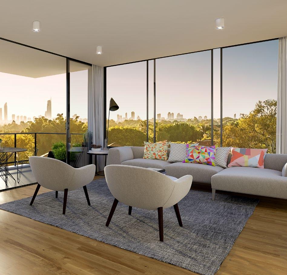 INTERIORS A STATEMENT OF QUALITY Élevé s lifestyle apartments are designed for contemporary indoor-outdoor living and making the most of the Gold Coast s