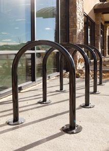 APEX BIKE PARKING The Apex Bike Parking racks feature a fully welded center parking grid for maximum bike security.