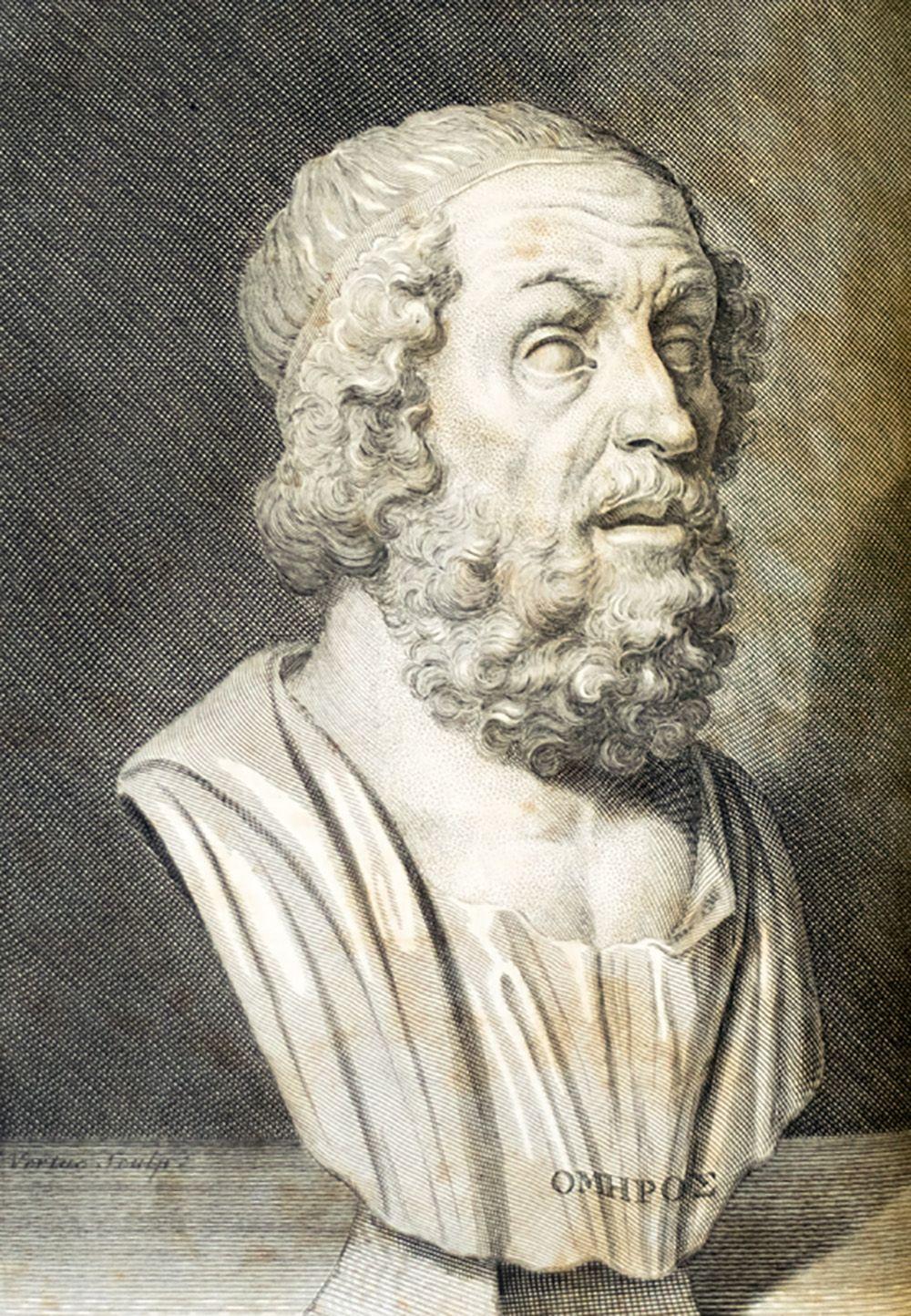 Two Epic Poems According to tradition, Homer was a blind poet who wandered from village to village, singing of heroic