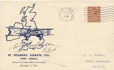 flight, signed by Captain