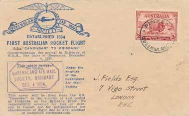 Australia first flights, signed by the pilot Captain R. O.