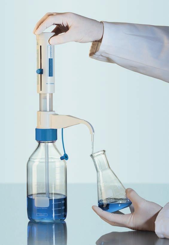 The dosing system with many advantages Original accessories for DURAN laboratory glass bottles, matched to GL 45 thread, therefore especially leak-tight and offers protection against vapour Optimum