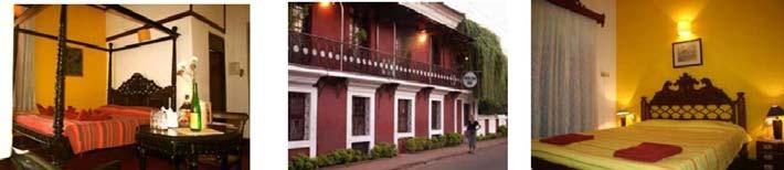 HERITAGE RESORTS The Panjim Inn, Panjim Pousada and Panjim Peoples are 3 well restored Century old Heritage Homes in Goas Latin Quarter, Fontainhas, Panjim, Goa, India and now function as Heritage