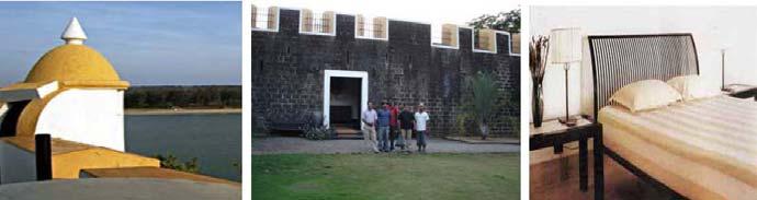 HERITAGE FORTS TIRACOL FORT Hotel Tiracol Fort Heritage is a heritage hotel run in the Tiracol Fort, which dates back to the 16th century, stands sentinel at the mouth of river Tiracol situated in