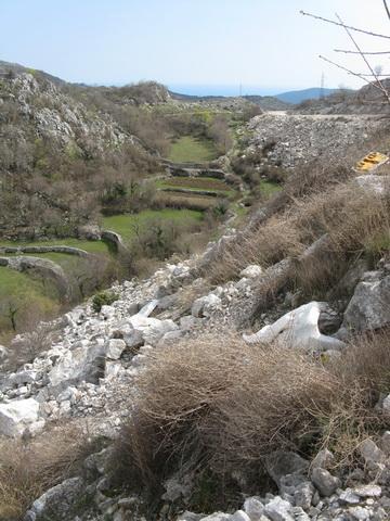 Dry and blind valleys are numerous in the Dinaric karst (Fig.4). Once these were filled with surface streams that were - in the course of time - diverted through ponors to the underground. Fig.
