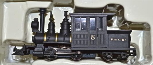 Terry s HOn2 1/2 gauge 0-4-4 Forney locomotive.