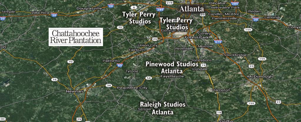 These extensive movie & television facilities include the Tyler Perry Studios (which is being significantly expanded by the acquisition of their 1000 acre New Manchester campus, and also by Mr.