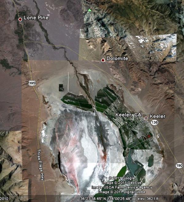 Sidewinder LL Point D Noise & Low Level Complaints Other Owens Valley areas of