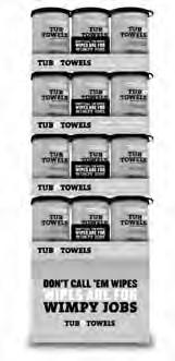 TW40 TW40 contains 40 towels 12 TW90 TW90 contains 90 towels 6 TW40-CD TW40 Counter Display (12 per display) 1 display TW90-CD TW90