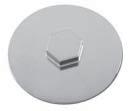 1058 Drum Trap Cover CP die cast with washer 5.73 12 1058 Snap-in SS Floor Drain Cover Heavy gauge polished SS.