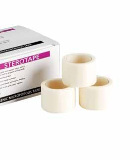 1m CODE: FA11810 CODE: FA11811 CODE: FA11812 CODE: FA11813 CLARIPORE SURGICAL TAPE Porous, breathable and translucent tape with