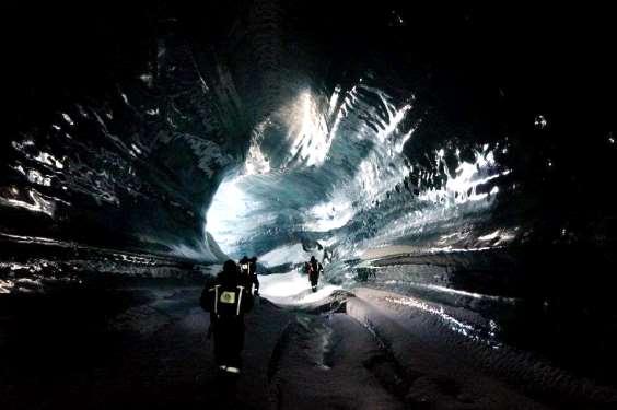 Ice caves in Glaciers Safety measures Check conditions some caves and some years