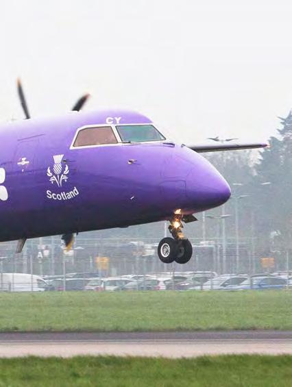 Flybe loves Scotland 31% of total passengers Eastern Airways partnership Loganair no longer to be part of the Flybe