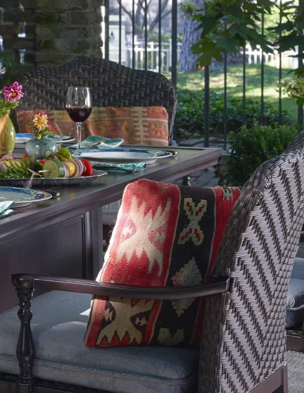 Fabrics that are as Comfortable as they are Durable Sunbrella provides high quality performance fabrics that match the look and feel of fine interior fabrics.