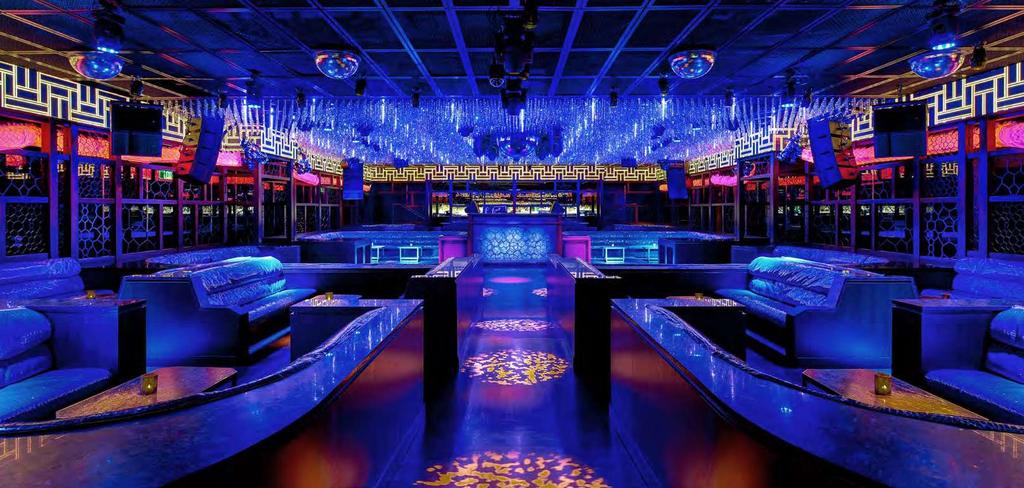 Ling Ling Club The first nightlife elements are unveiled with the Ling Ling Club, a 10,000-square-foot experience located on the third level of the nightlife mecca.