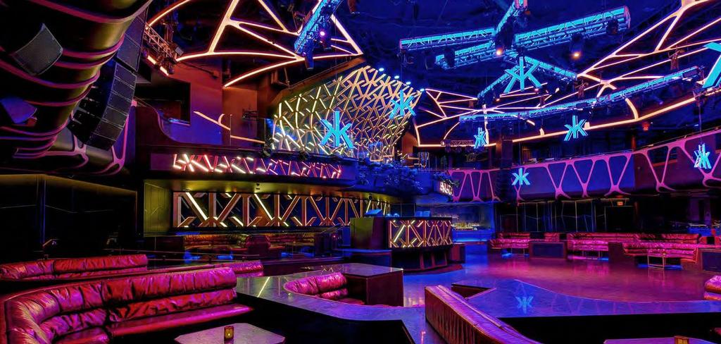 Hakkasan Main Room On the fourth level lies the main nightclub featuring an entirely new Hakkasan design aesthetic, married with the latest in nightclub technology and production, allowing groups to