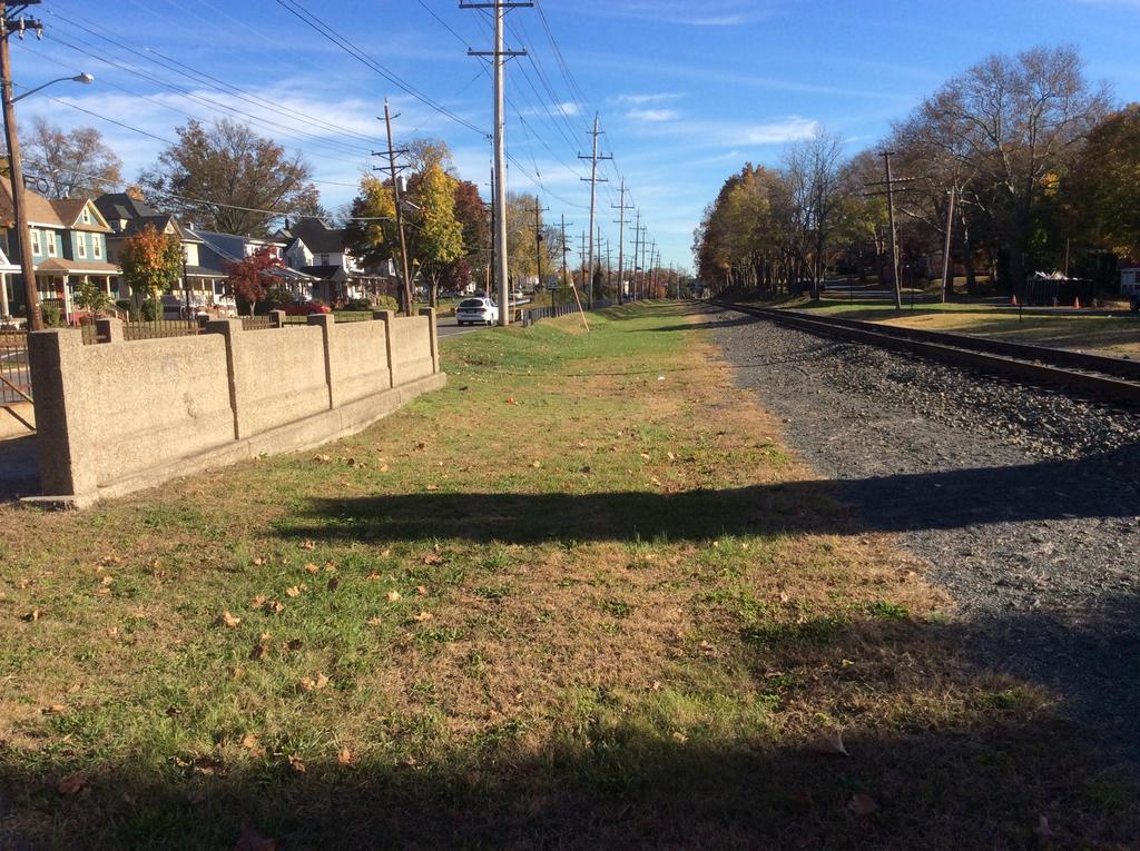 Atlantic Avenue Segment Camden County is proposing eight miles of the trail to run parallel with the Conrail tracks adjacent to Atlantic Avenue.