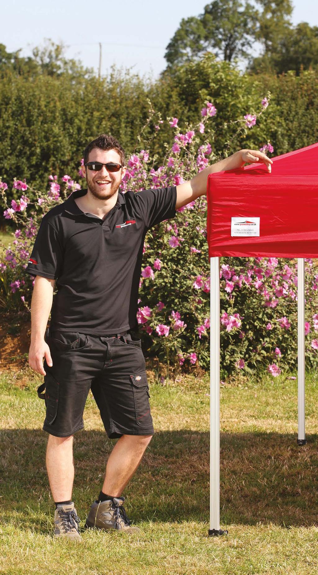 So whether you require a heavy duty, commercial grade pop up gazebo or a lightweight, portable instant shelter we are here to help you find a solution to suit your requirements.