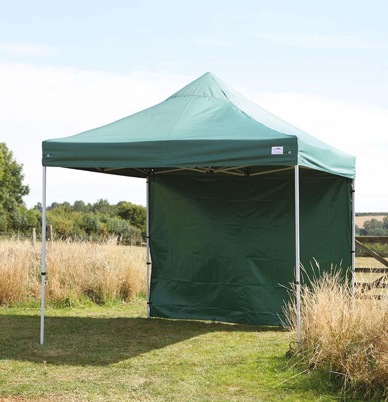 90cm 90cm It is very important to properly anchor your gazebo down - we strongly recommend you purchase additional anchoring in the form of gazebo leg weights (see our leg weights on page 17).