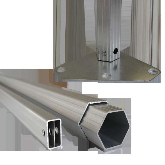 bars and boasts high quality cast aluminium sliders and connectors; which together give