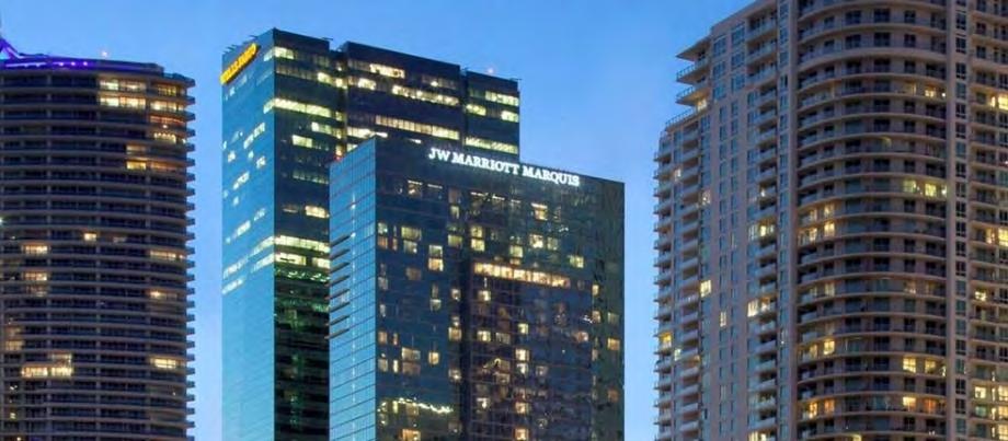 downtown Miami with Wells Fargo Tower, hotel, retail and parking garage Managed renovation of all guest rooms and common areas of the hotel Scope of Work: Reflagged hotel from