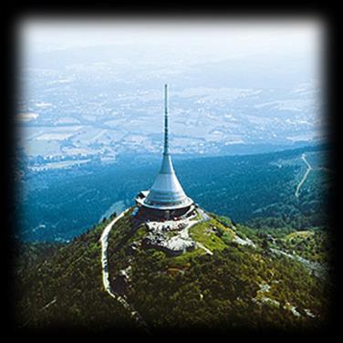 From the summit there are views into Germany and Poland. The Horní Hanychov region of Liberec lies just below the mountain.