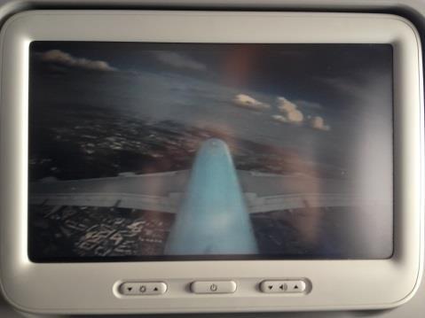 You can follow the entire flight (including take off and landing) through three cameras: forward view, downward view and