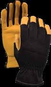 LEATHER WORK GLOVES Be safe, be seen! Gauntlet style Be safe, be seen! Knit wrist style Watch your hands!