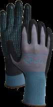 High dexterity GARDWARE 3706 & 3707 Breathable, flexible 15-gauge nylon/spandex knit Breathable, oil-resistant PCT nitrile palm coating Unbeatable grip in dry or wet/oily