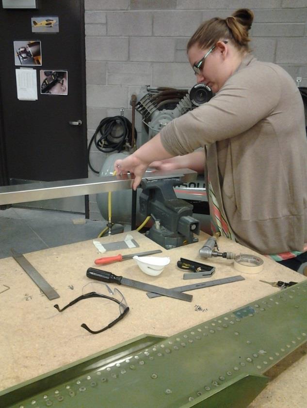 Other EVIT students working on the SONEX project Kit donated from local EAA chapter EVIT Aviation students hard at