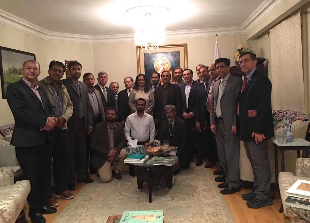 Dinner hosted by Consul General Toronto Venue: CG House Consul General Pakistan in Toronto