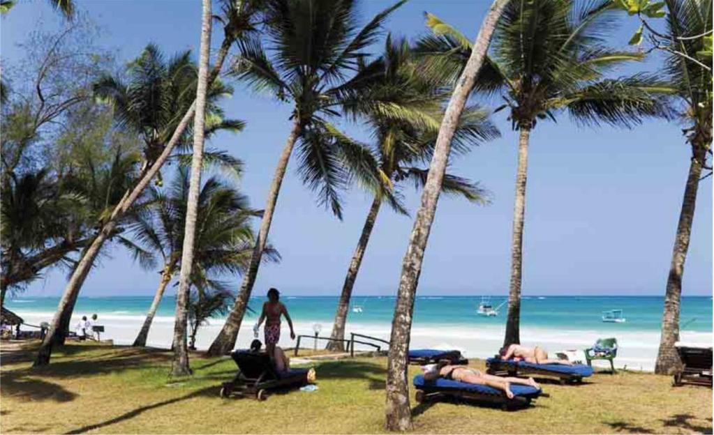 Mombasa Mombasa boasts nearly 500 kilometres of tranquil white beaches, golden sand dunes, warm aqua water, archaeological treasures and idyllic secluded islands.