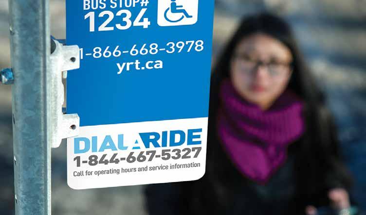 INTRODUCING CHANGES TO DIAL-A-RIDE SERVICE IN AURORA AND OAK RIDGES Effective November 2, Dial-a-Ride service This change to Dial-a-Ride service for for Route 32 Aurora South and Route Routes 32 and