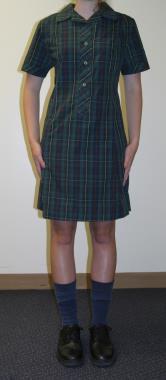 DRESS CODE/STUDENT UNIFORM GIRLS SUMMER (to be worn Terms 1 and 4) Cheltenham Secondary College tartan dress.