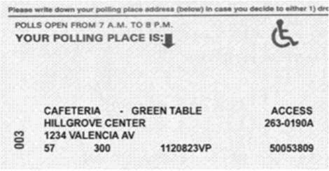 HELPING VOTERS FIND THE CORRECT OFFICIAL TABLE Assis ng Voters When voters arrive at the NVC, they will arrive at the Informa on Table first.