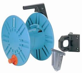 2650-20 20 WALL-FIXED HOSE REEL WITH HOSE GUIDE For storing the hose on the wall.