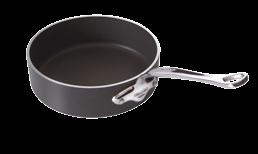 9 * with helper handle Curved splayed sauté pan thickness 3-4 mm 8212.24 3.3 3.