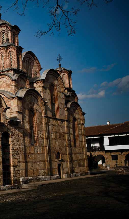 STORIES OLD AND NEW OF A COUNTRY THRIVING The Gračanica Monastery sits on the ruins of a 6th century early