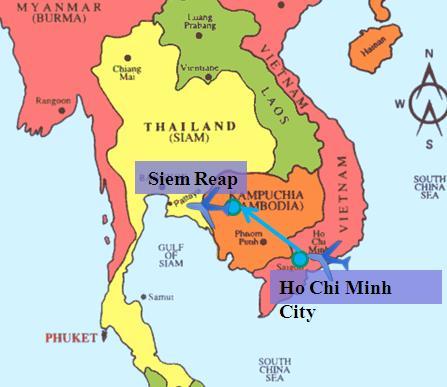 Destination Information HO CHI MINH CITY SIEM REAP HO CHI MINH CITY Ho Chi Minh City, formerly named Saigon, is the largest city in Vietnam.