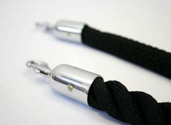 Ropes are available in BRAIDED, TWISTED and VELOUR and the full