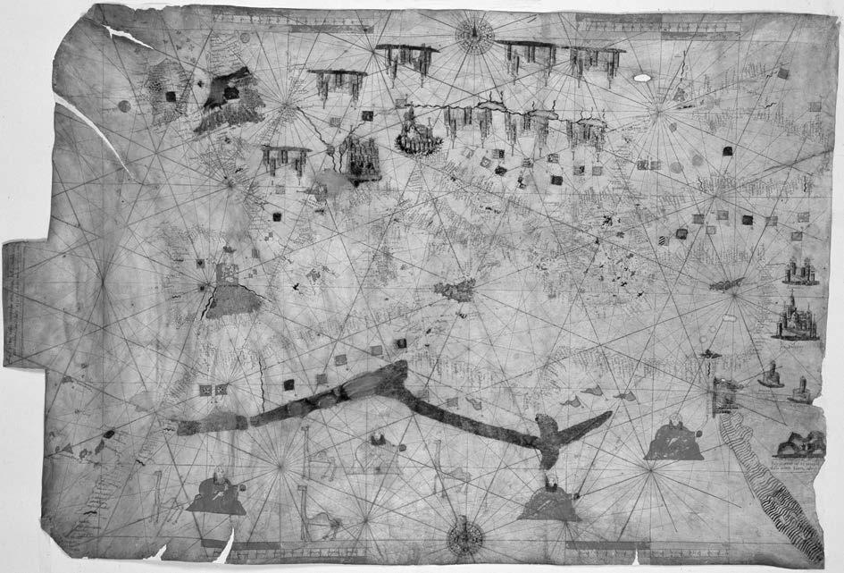 24 Članki in razprave ARHIVI 35 (2012), št. 1 Ines Beguš: Portulanske karte Sredozemlja primer srednjeveške inovacije v pomorstvu, str.