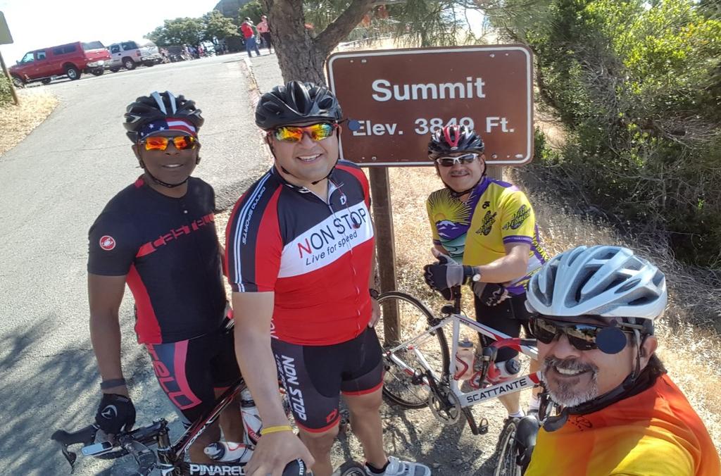 summit. 25 miles, riders.
