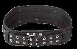 5" WIDE PADDED COMFORT BELT Heavy-duty double layer lightweight fabric will not rot, crack, harden or mildew.
