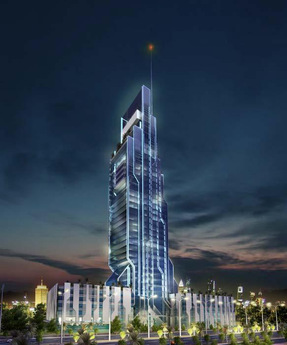 XXIX. Silicon Tower Location: Dubai No. of Floors: 2B + G + 45 Plot Area: 126,185 sq.ft.