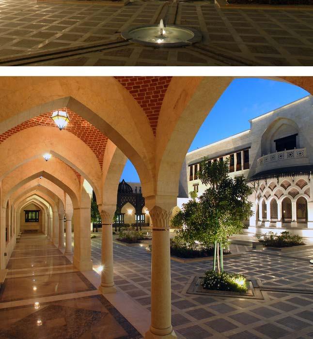 I. Ismaili Center Location: Dubai Height: 15m Status: Completed Completion Date: 2008 The Ismaili Centre, Dubai is a complex of creative spaces for contemplative, cultural, educational and
