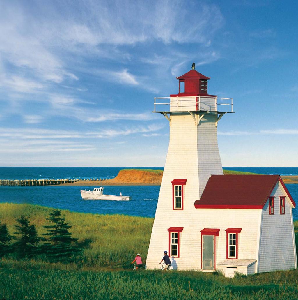 Shining light at New London, Prince Edward Island WHEREVER your HEART DESIRES Beauty around every bend, every corner, every headland so many places promise breathtaking scenery, but there s a good