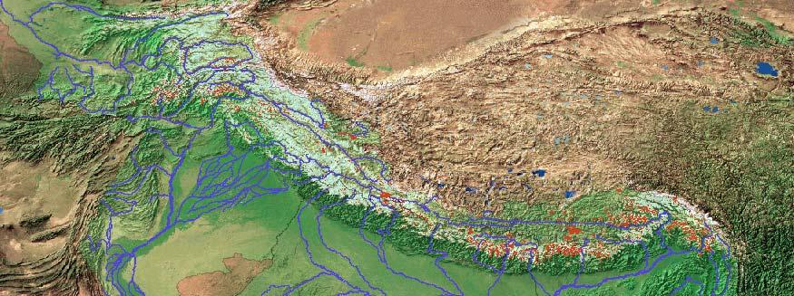 Glacial lake mapping of five river basins of HKH region Basin Name Lake Number Lake Area (sq km) Basin and Percent and percent Code No % Area % Amu Darya Am 1521 7.
