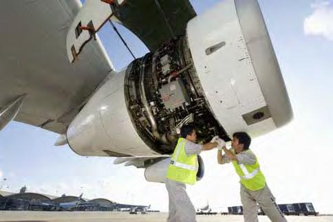 round-the-clock AOG support Maintenance checks up to full 'A' checks on most commercial aircraft types with various combination of engine types ArIES