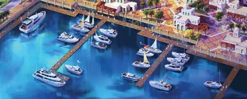 Boat Slips that will be available with Hourly or Daily rental rates which would generate revenue
