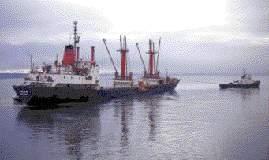 Mechanical failure at sea, Junior M, Northern Brittany, 1999 Cargo vessel with 6 900 t of